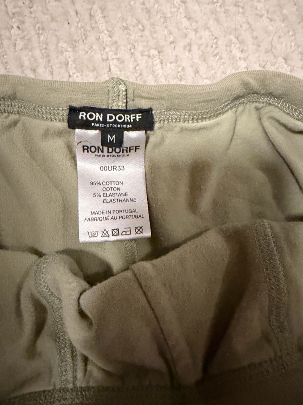 Men's Ron DorffBoxer Briefs in Olive Green